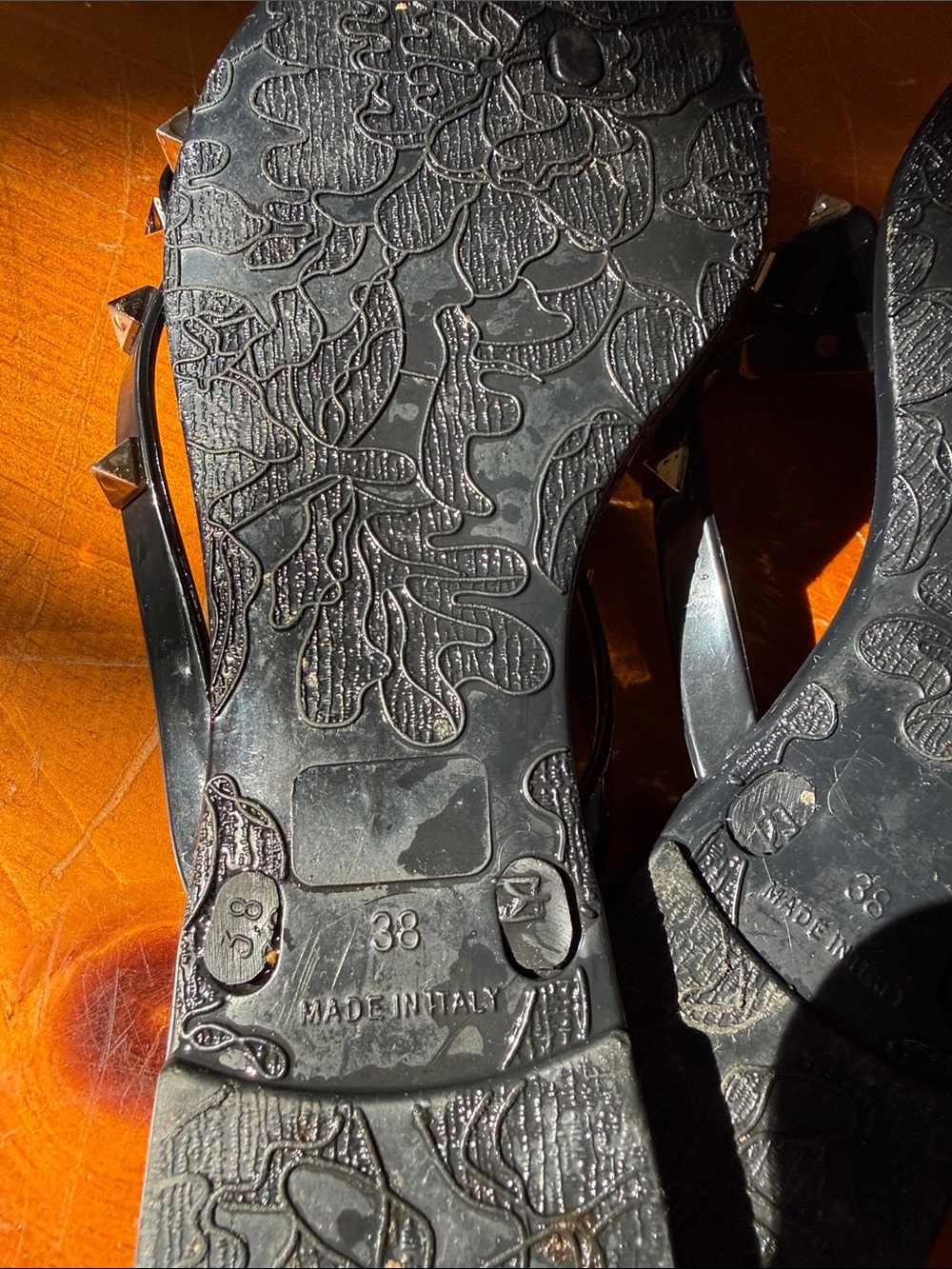 Valentino rockstud sandals 38 - Picture 5 of 5